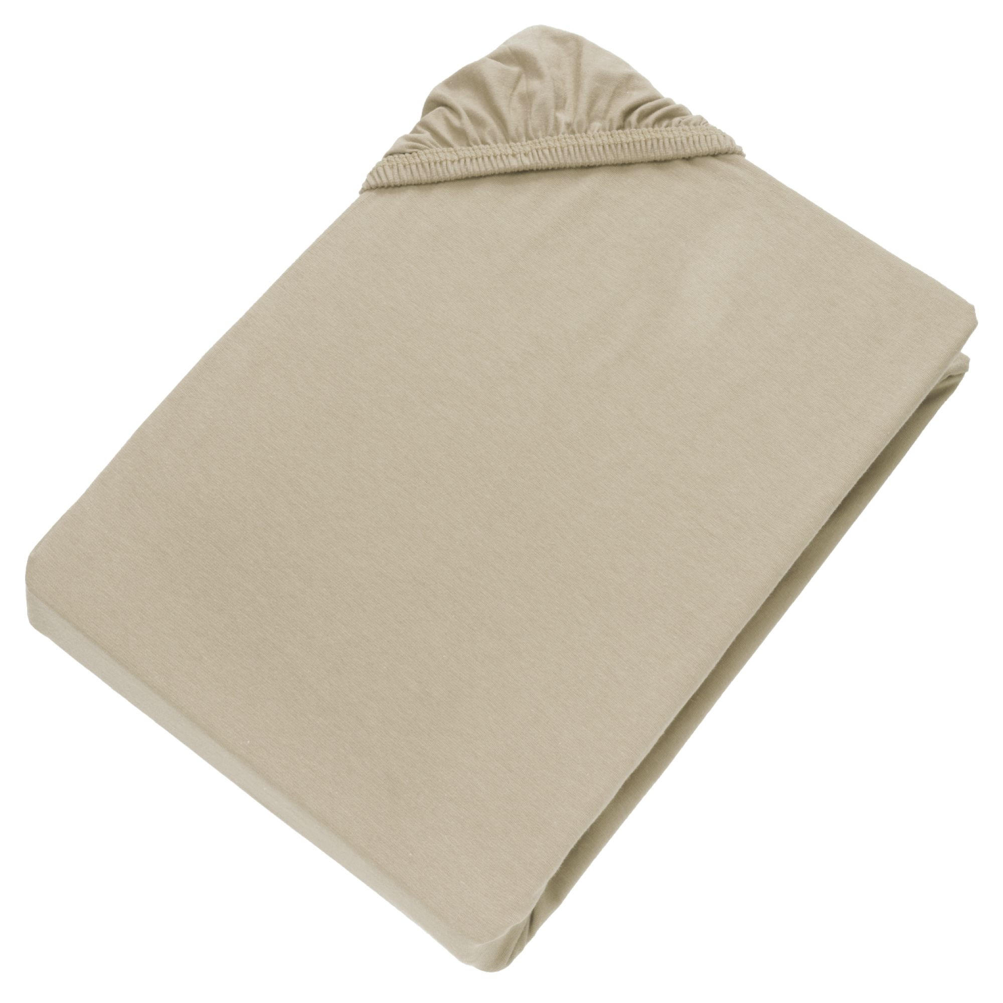 SPANNBETTLAKEN BASIC - Beige, Textil (100/200cm) - Schöner Wohnen