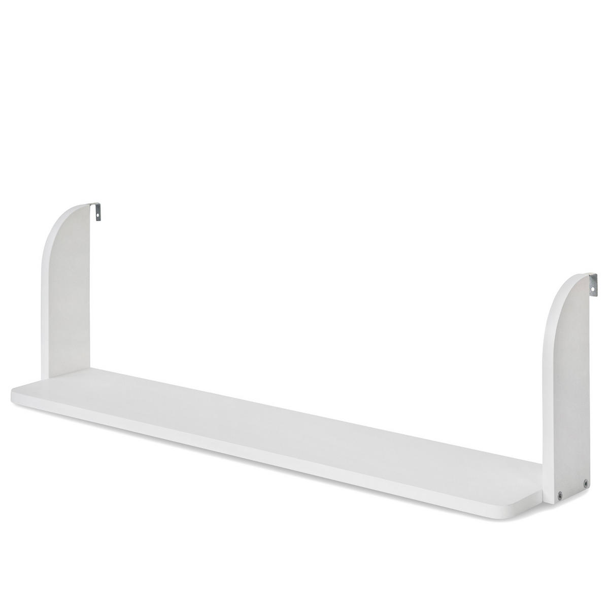HOCHBETT Einhängeregal weiß - Weiß, Holz (83/25/18cm) - Homestyle4u