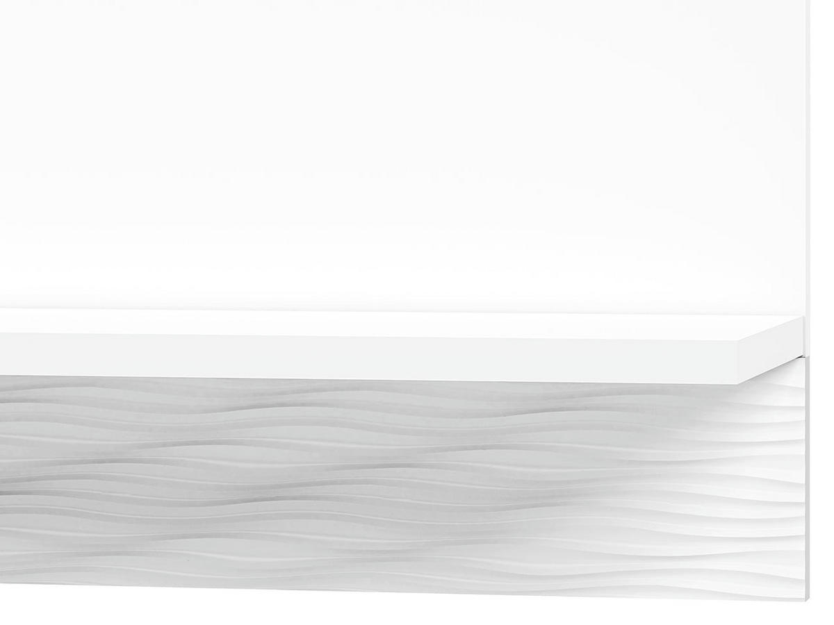 WANDREGAL – ARKO 1301 – 120 cm – Arko – Weiß Hochglanz - Weiß Hochglanz, Holzwerkstoff (120/28/22cm) - hi-markt