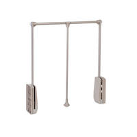 KLEIDERLIFT für Garderoben Hang, 830 - 1150, Bemalte Steinfarbe, Stahl und Kunststoff 10er-set - Grau, Metall (16/9/86.5cm) - EMUCA