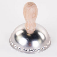 AUSSTECHER Teigtaschen Metall Ø 6,8 cm - Silberfarben, Metall (6.8/8/6.8cm)