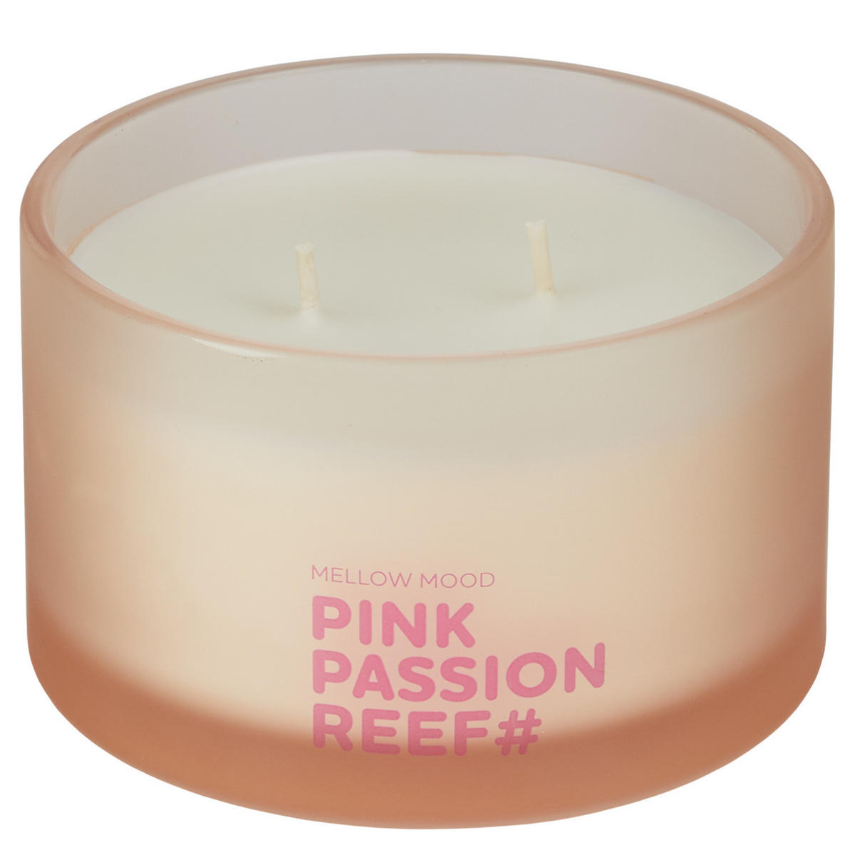 DUFTKERZE Mellow Mood Pink Pation Reef - Hellrot, Paraffin (6cm) - Butlers