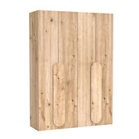 FALTTÜRENSCHRANK Omodeo 170 cm breit in Artisan-Eiche – mit WingLine-Falttüren - Eiche Artisan, Holzwerkstoff (170/240/58cm) - AX Living