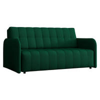 SCHLAFSOFA Viva Grand IV - Smaragdgrün/Schwarz, Holz/Kunststoff (165/85/95cm) - MIRJAN24