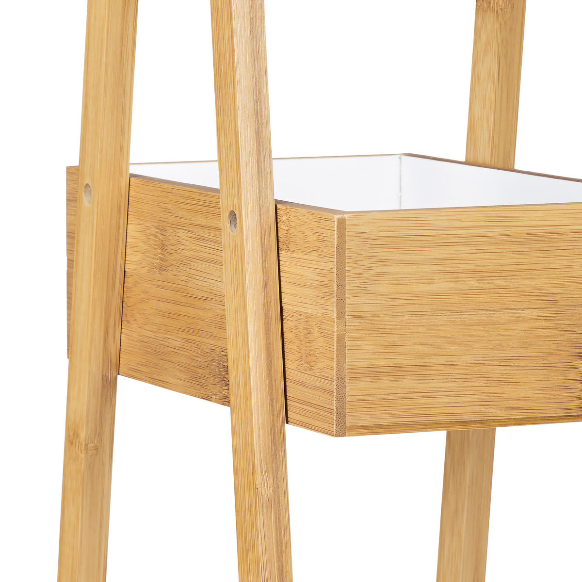 BADREGAL - Hellbraun, Holz (30/82/18cm) - Relaxdays