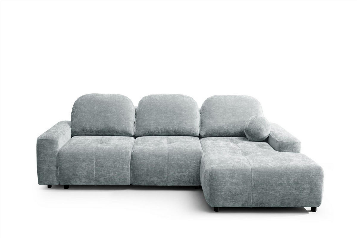 ECKSOFA Argos In Vibe - Blaugrau, Holzwerkstoff/Textil (267/170cm) - Fun Möbel