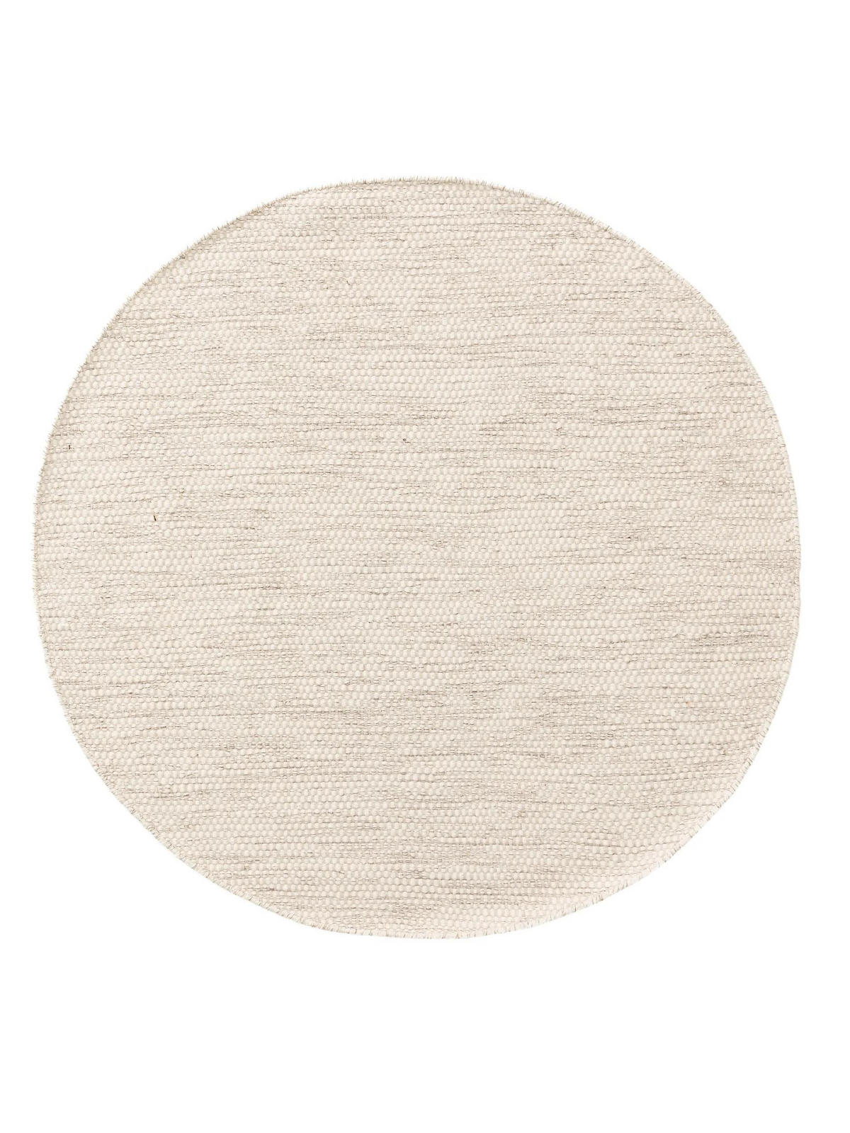 VOLNENA preproga Rocco kremna ø 200 cm - krem, tekstil/naravni materiali (200/200cm) - benuta Pure