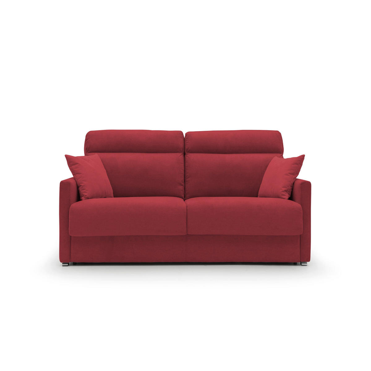 SCHLAFSOFA Margot - Rot, Textil (196/102/97cm) - Divani.store