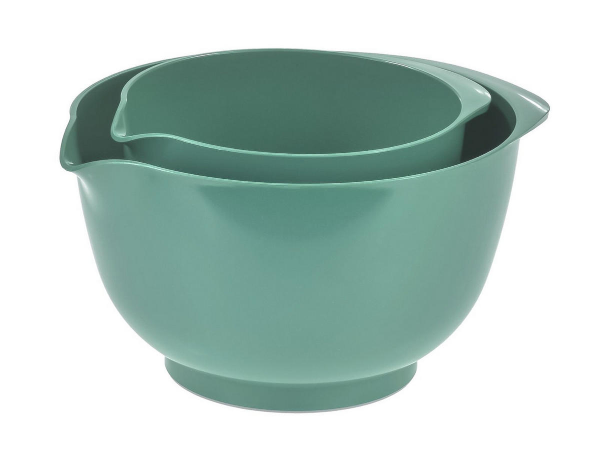 RÜHRSCHÜSSEL-SET Margrethe New türkis grün (2tlg) - Grün, Kunststoff (21/15cm) - Rosti