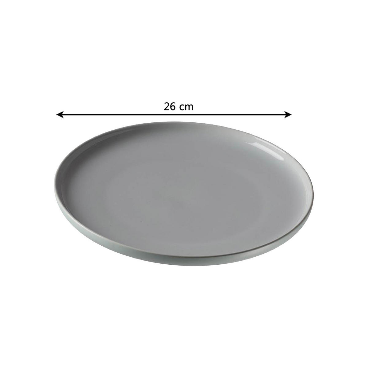 SPEISETELLER Jasper Mint ø 26.0 cm 4er Set - Mintgrün, Keramik (26cm) - Ritzenhoff Breker