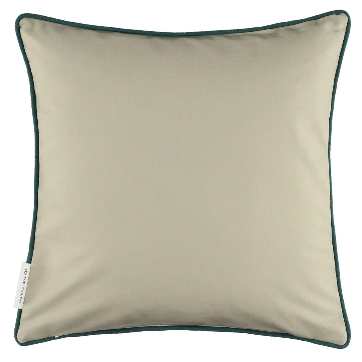 KISSENHÜLLE MOULDS - Grün, Textil (40/40cm) - Tom Tailor