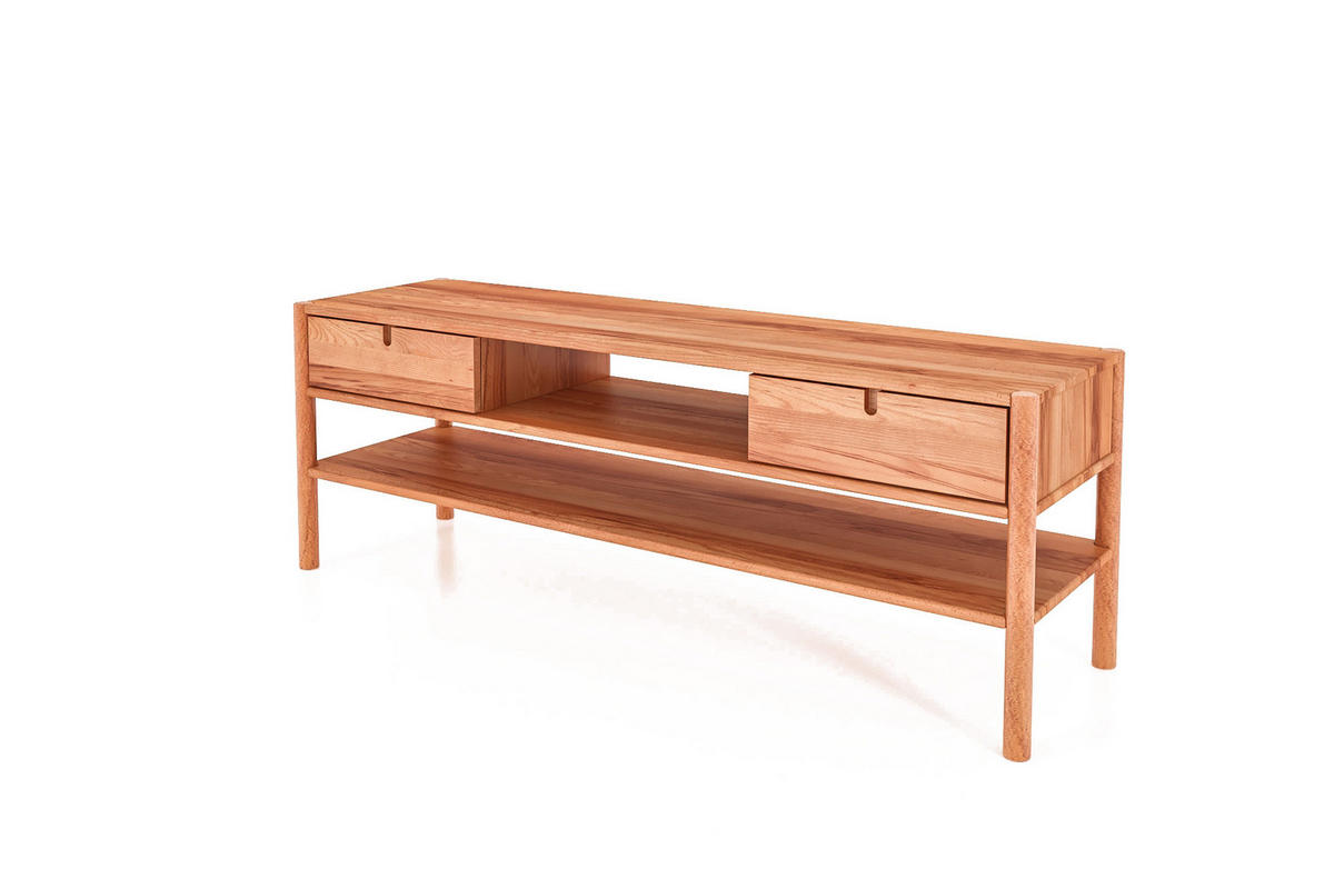 TV-SCHRANK INA Kernbuche - Kernbuche, Holz (160/59/46cm) - byoak