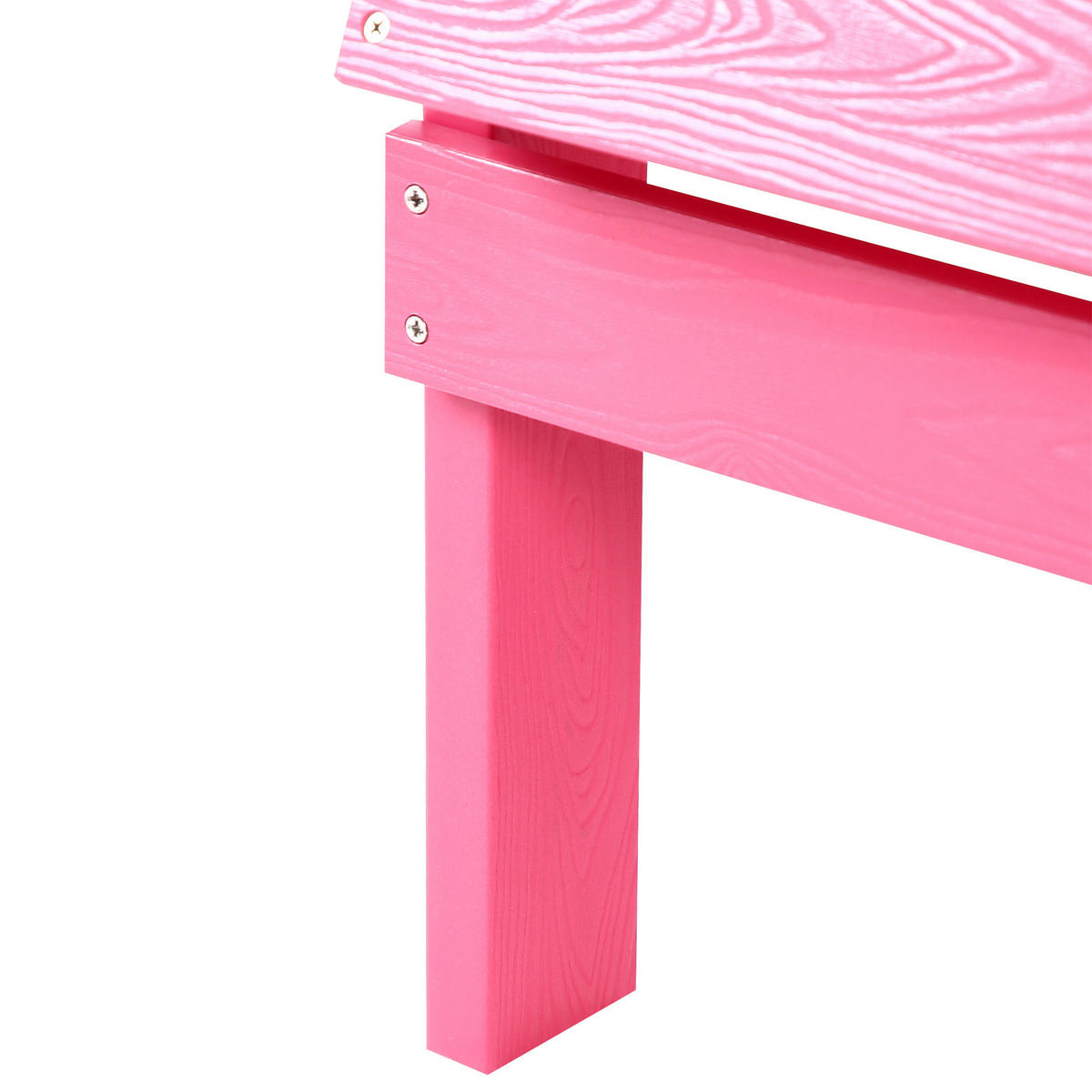 GARTENSTUHL Holzwerkstoff Rosa Adirondack - Pink, Kunststoff (75/88/88cm) - Beliani