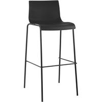 BARHOCKER Hover 43x48x100 cm schwarz - Schwarz, Kunststoff (43/100/48cm) - furnicato
