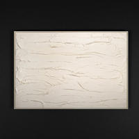 GEMÄLDE Schleier II Schattenfugenrahmen Beige 140x100 cm - Beige, Holz (140/100cm) - YS-art gallery