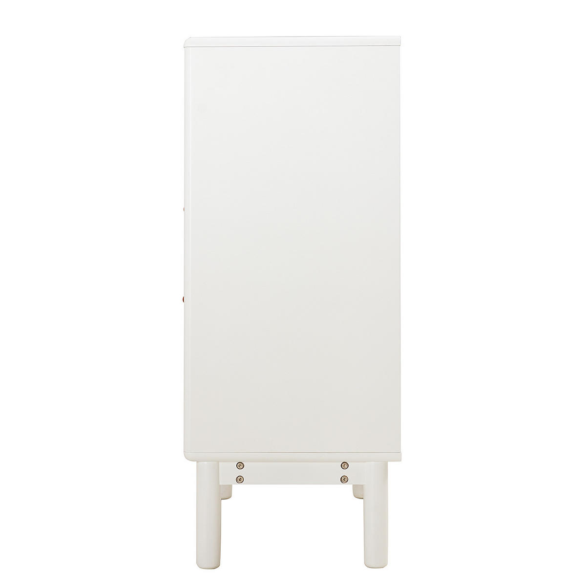 KOMMODE - Breite 80 cm - Braun/Weiß, Holz/Holzwerkstoff (80/100/40cm) - home24