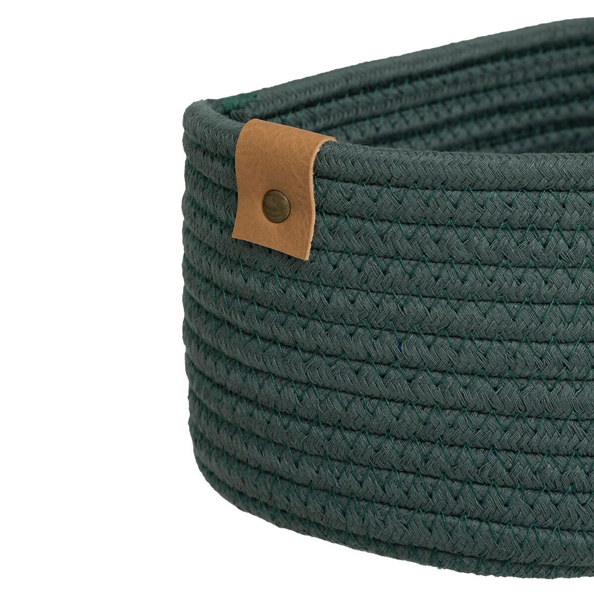 KÖRBE, 3-tlg., Korb, Polyester, Grün - Grün, Kunststoff (25/12/35cm) - 5five Simply Smart