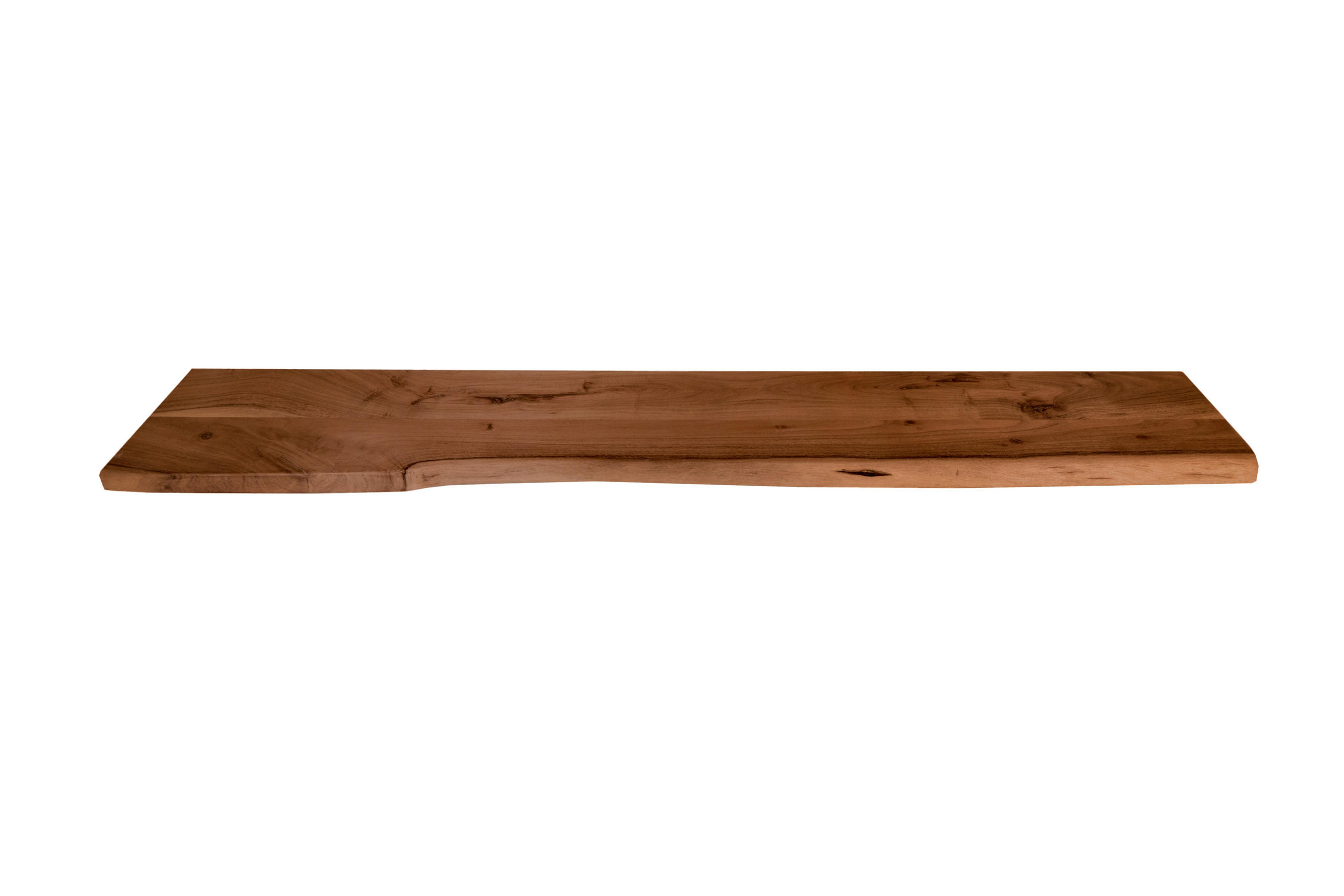 WANDREGAL AMANDA - Braun/Akaziefarben, Holz (100/3/20cm) - SAM