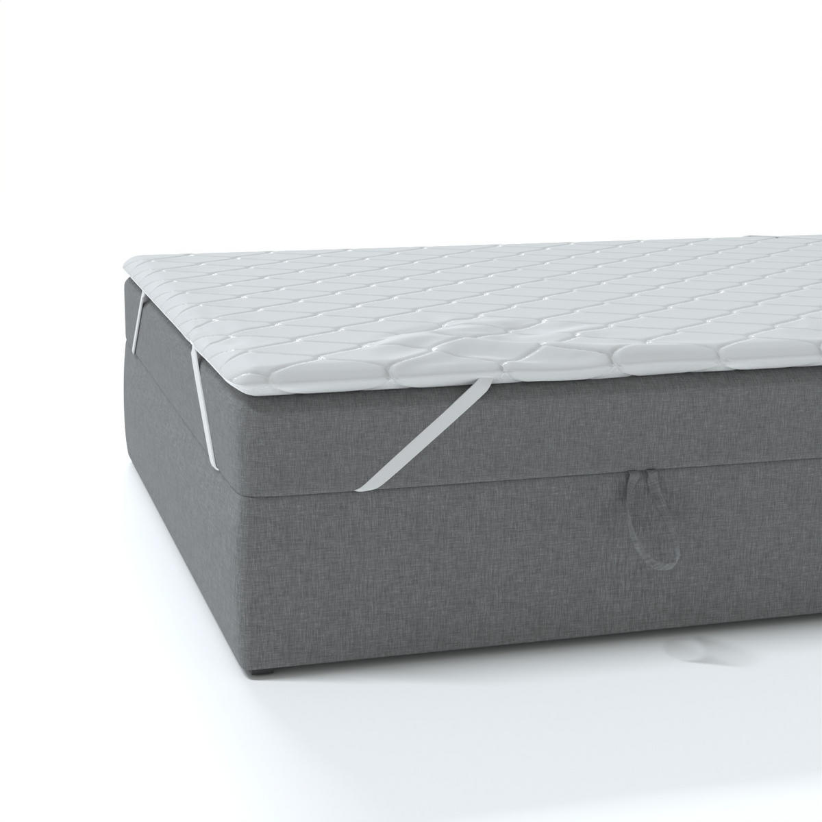 TOPPER Cody - Weiß, Textil (90/200cm) - Meblito
