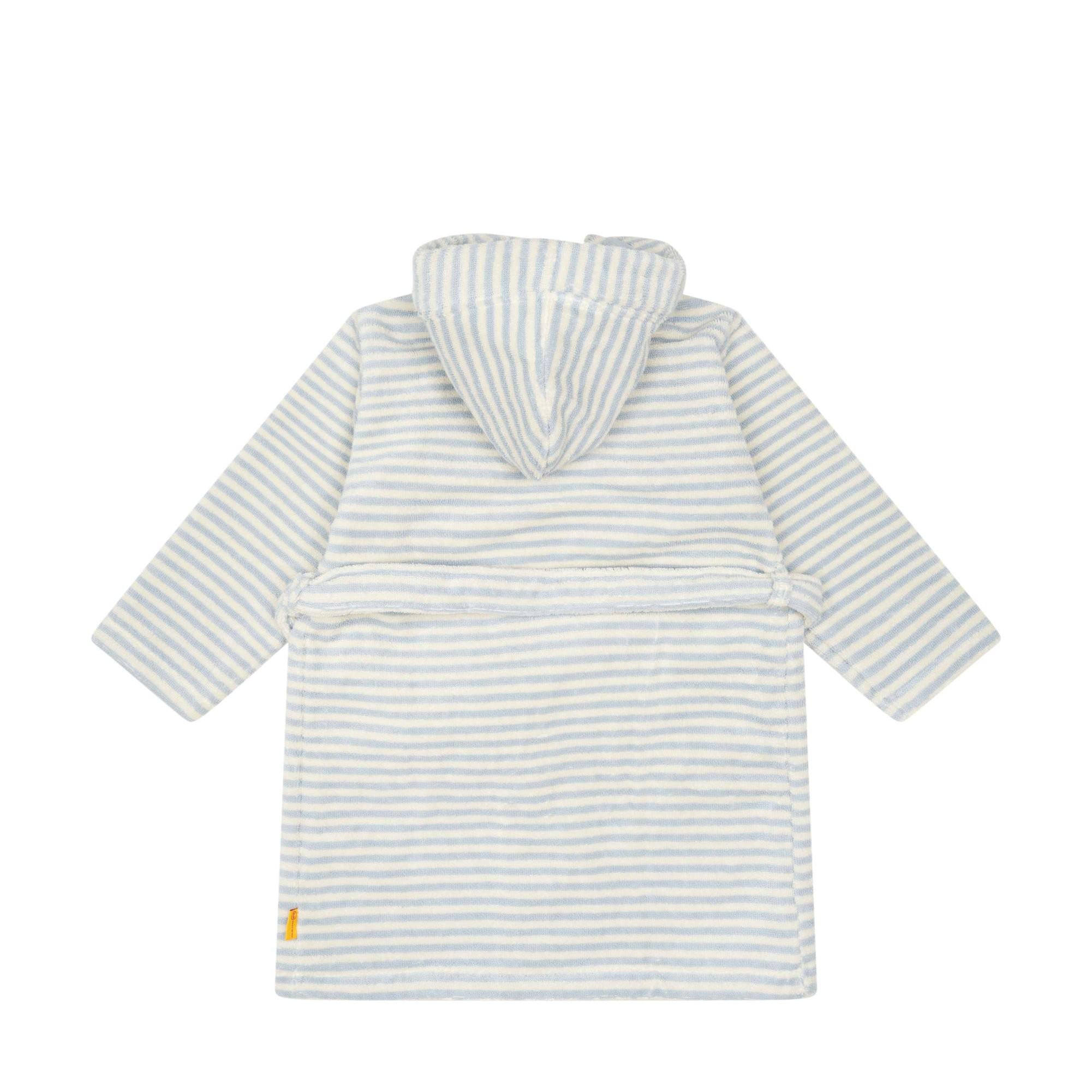 BADEMANTEL Unisex Blau Baumwolle - Weiß, Textil (104null) - Steiff