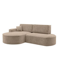 ECKSOFA Modena Pro - Komfort Und Stil stoff Arena Dunkelbeige Links - Taupe, Holz (278/179cm) - Kaiser Möbel