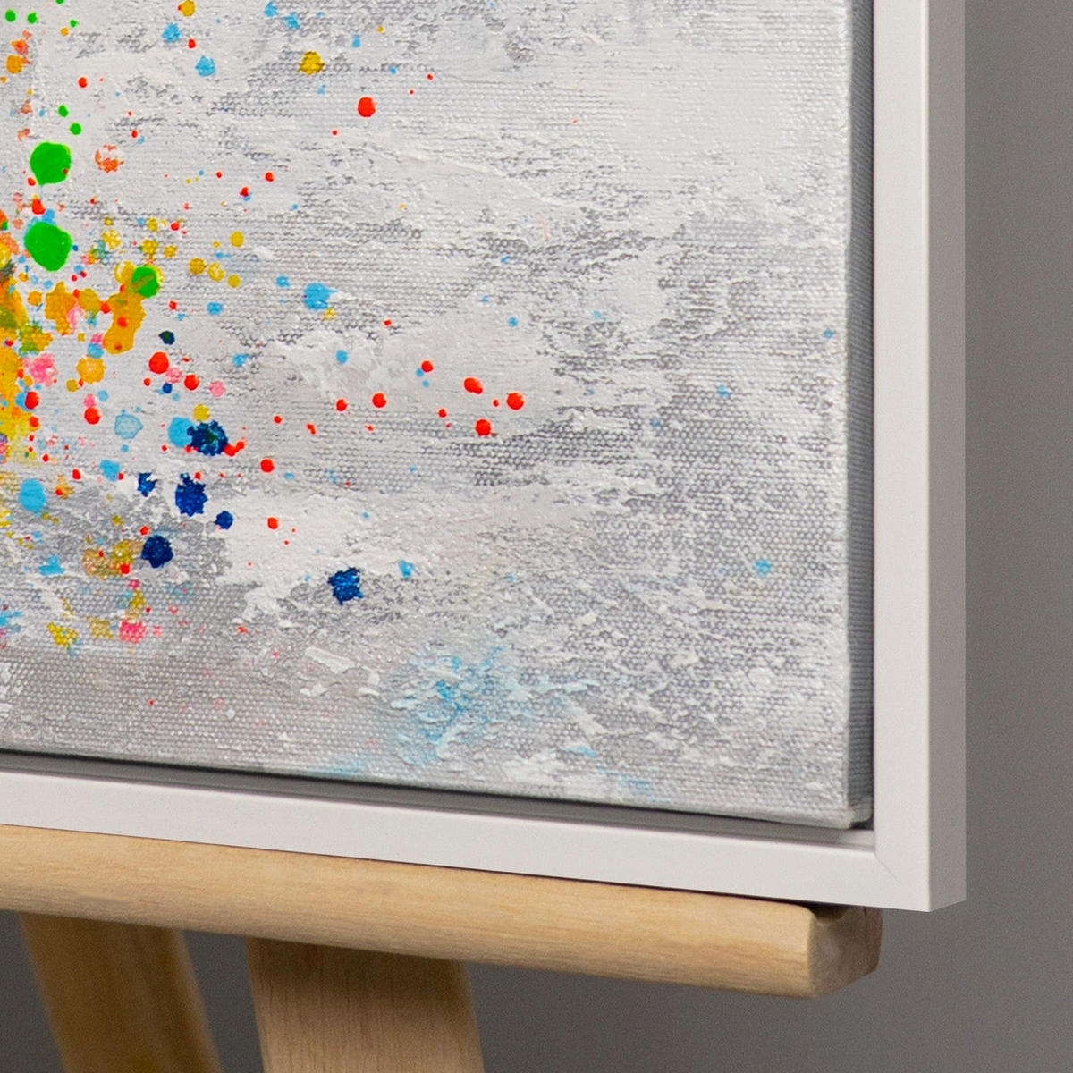 GEMÄLDE Flugreise Schattenfugenrahmen Weiß 70x50 cm - Weiß, Holz (70/50cm) - YS-art gallery