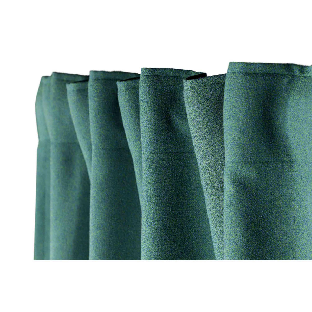 SCHLAUFENVORHANG FUN - Grün, Textil (130/1/250cm) - Esprit