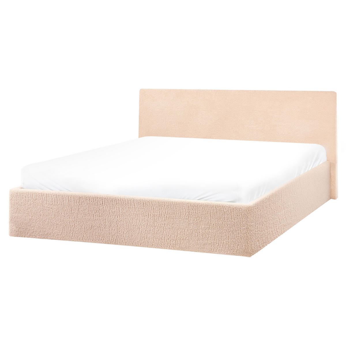 POLSTERBETT 160/200 cm Beige Orbey - Beige, Textil (160/200cm) - Beliani