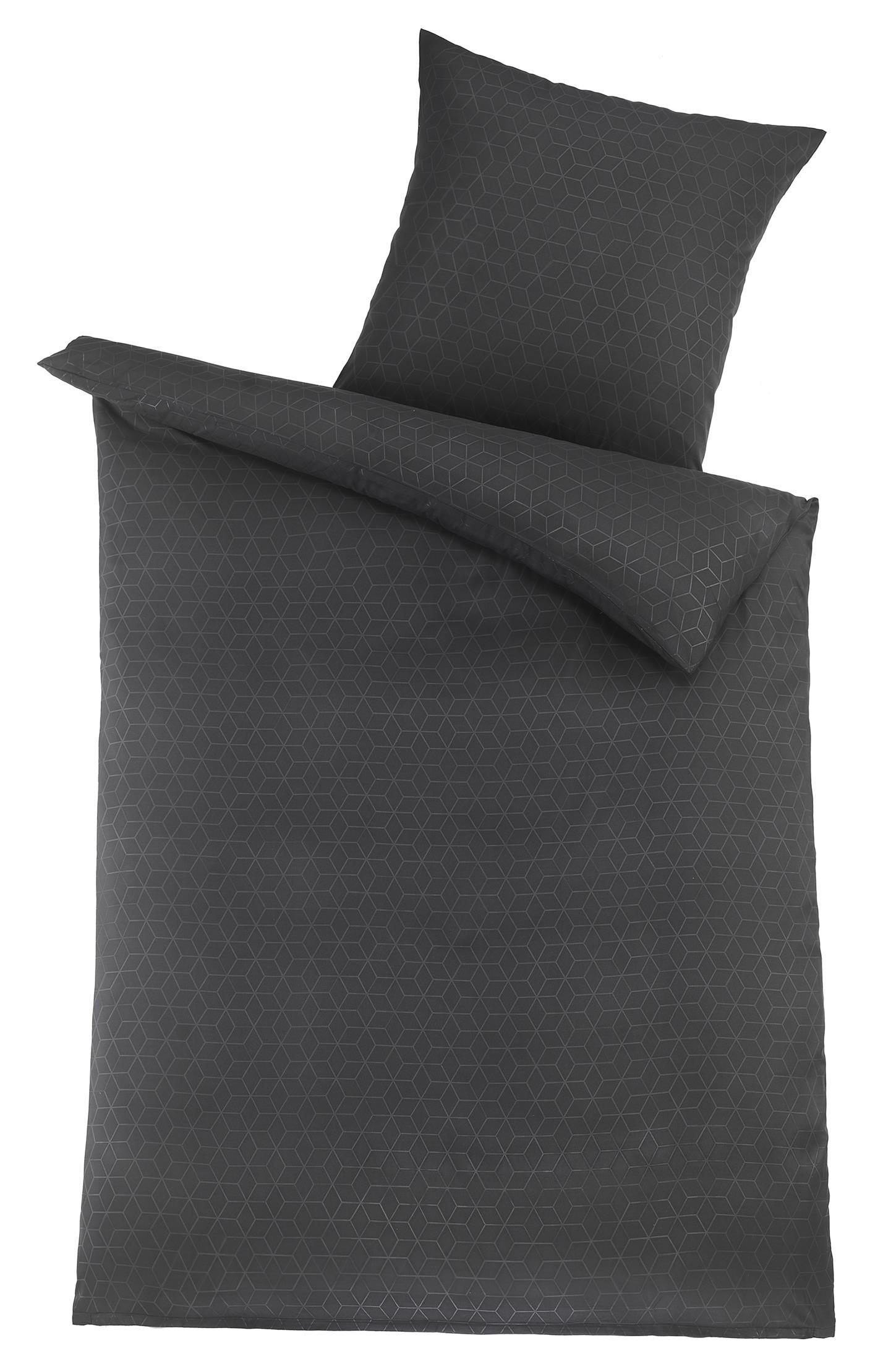 MIKROFASER-BETTWÄSCHE 135x200 Super softer Bettbezug aus 100% Polyester, Bettbezüge Schwarz Muster - Schwarz, Textil (135/200cm) - Carpe Sonno
