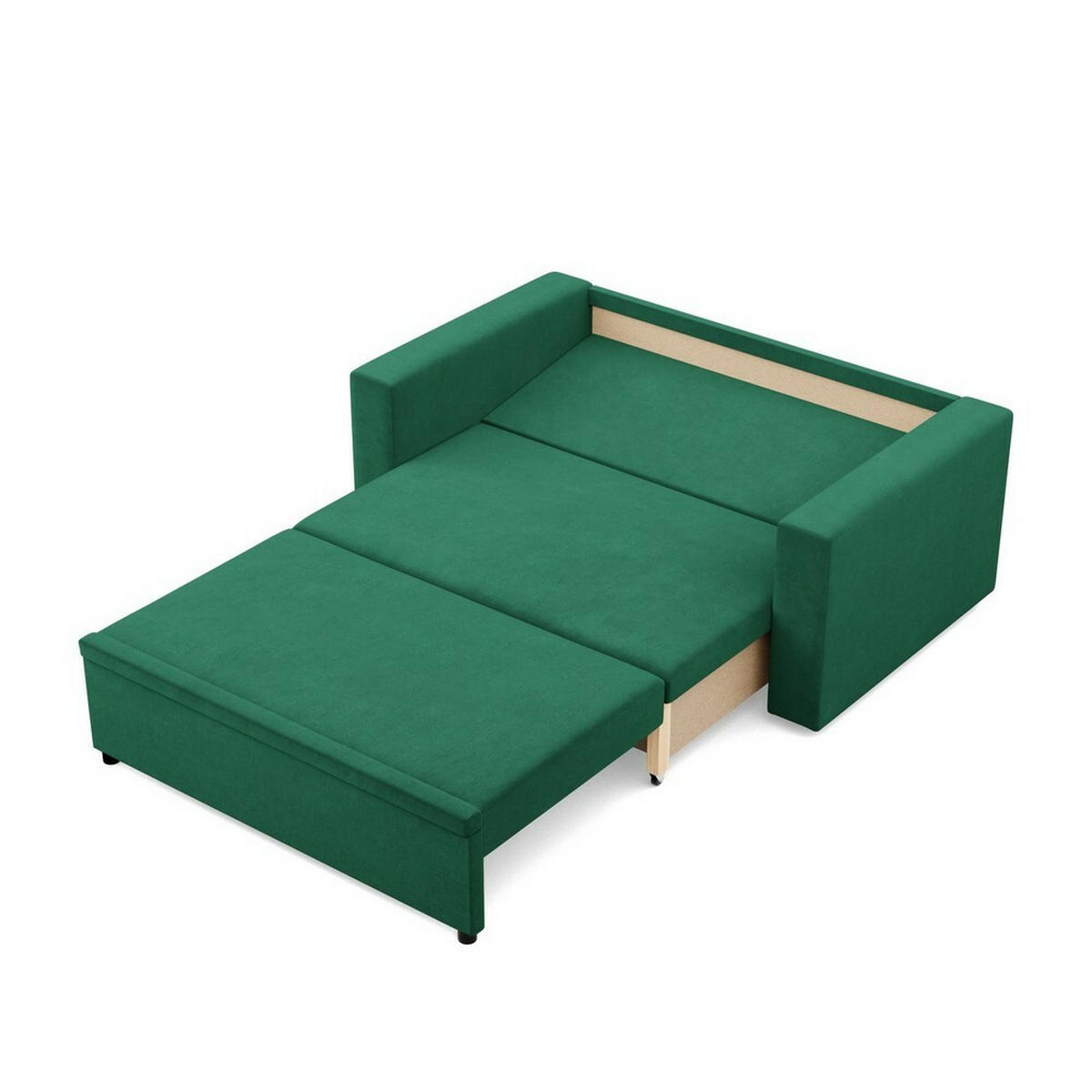 SOFA Neo mit gerader Armlehnen grün - Grün, Textil (148/90/87cm) - SIMKAM Furniture