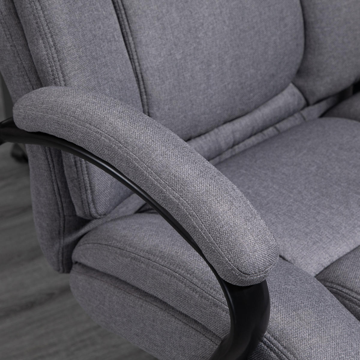 BÜROSTUHL ergonomisch höhenverstellbar Light Gray - Hellgrau, Kunststoff (83/118/72.5cm) - Meubliv