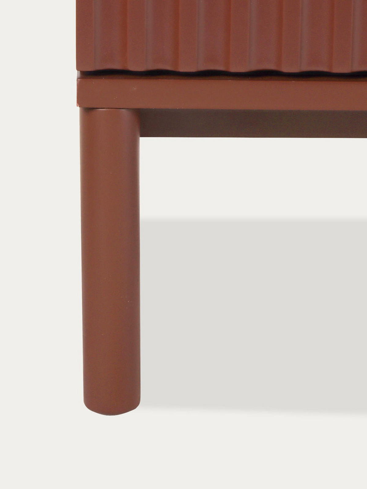 SIDEBOARD Melton Rot 150 cm x 75 cm - Rot, Holzwerkstoff (150/75/40cm) - Kenay Home