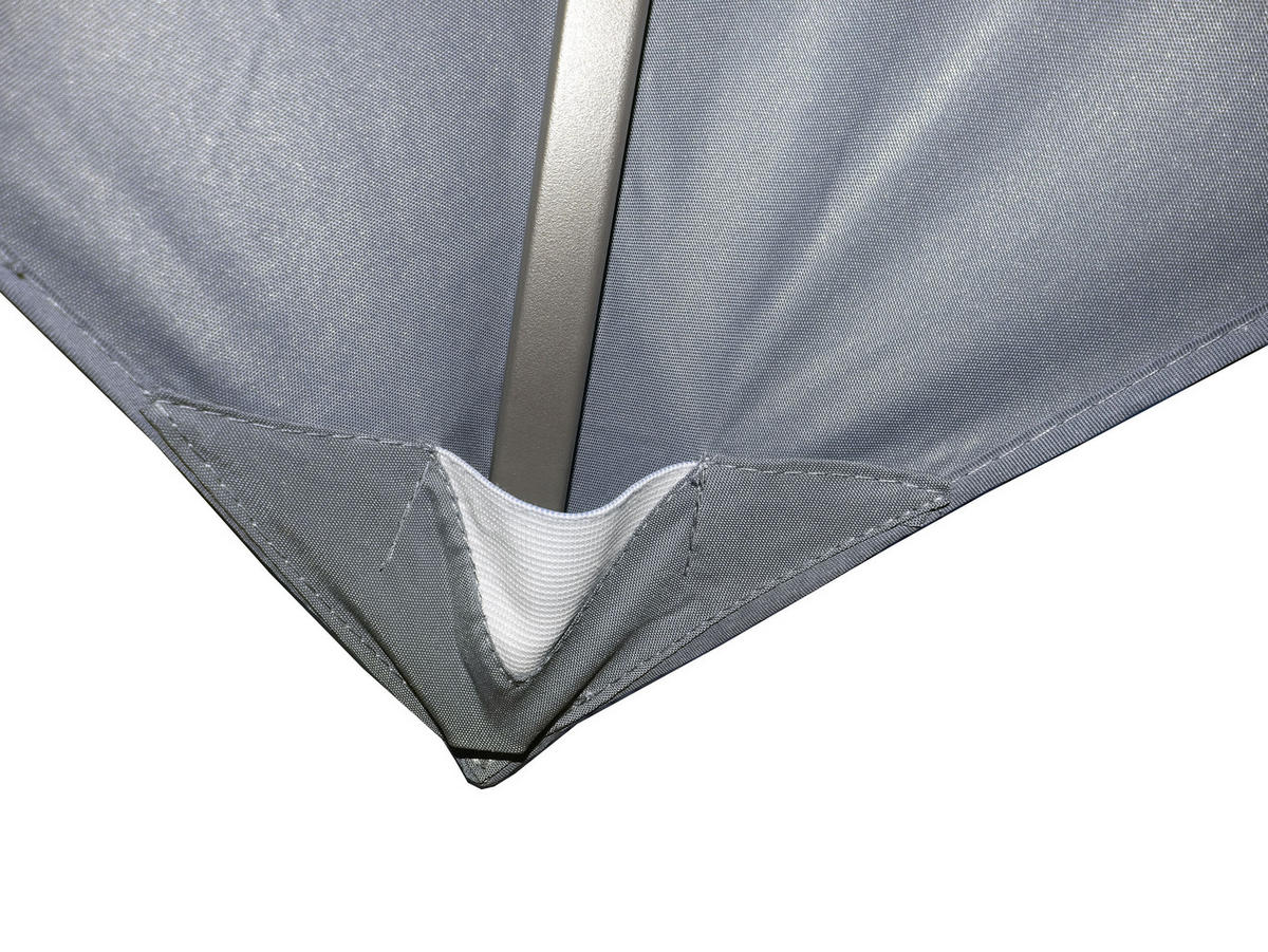 PAVILLON Nizza 3x4m Grau - Grau, Metall (300/263/400cm) - QUICK STAR