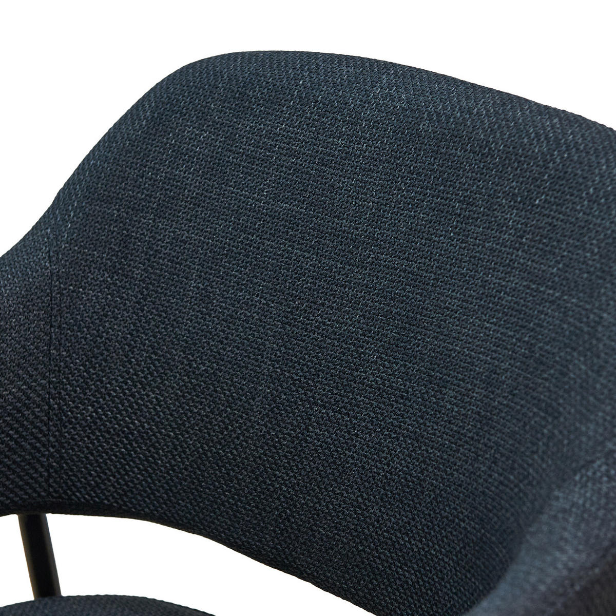 ESSZIMMERSTÜHLE SCARLETT (2er Set) - Schwarz, Textil/Metall (51/85/53cm) - SVITA