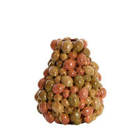 VASE Zitrusbraun Ø23/27 cm - Dunkelorange/Braun, Keramik (27cm) - Light & Living