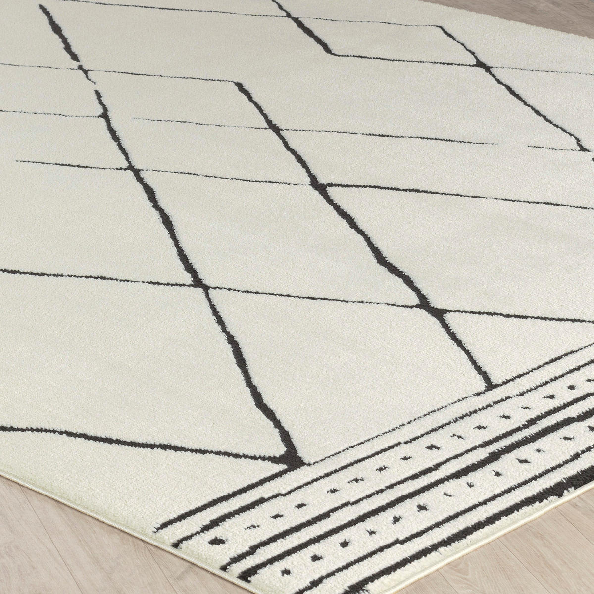 KURZFLORTEPPICH 160/213 cm Weiß - Weiß, Naturmaterialien/Textil (160/213cm) - LIVABLISS