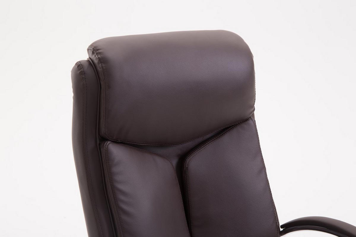 BÜROSTUHL Volute, Kunstleder Braun - Braun, Textil/Metall (65/125/73cm) - TPFLiving