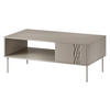 COUCHTISCH Tresse - Beige, Holzwerkstoff/Metall (60/110/40cm) - MIRJAN24