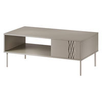 COUCHTISCH Tresse - Beige, Holzwerkstoff/Metall (60/110/40cm) - MIRJAN24