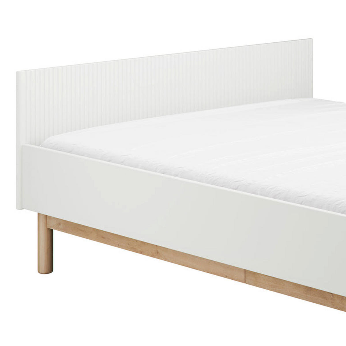 POSTEL 120/200 Miloo Bílá - bílá, kompozitní dřevo (120/200cm) - Petits-meubles