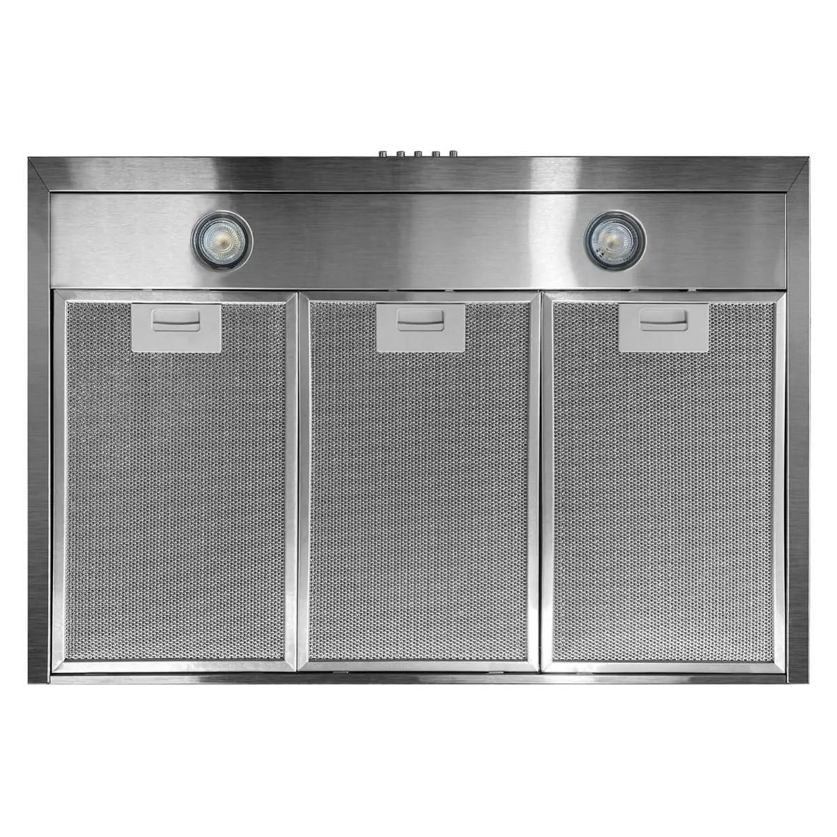 DUNSTABZUGSHAUBE GCH C 147 IS 7 N 70 cm Edelstahl - Silberfarben, Metall (70/87/47cm) - Gurari