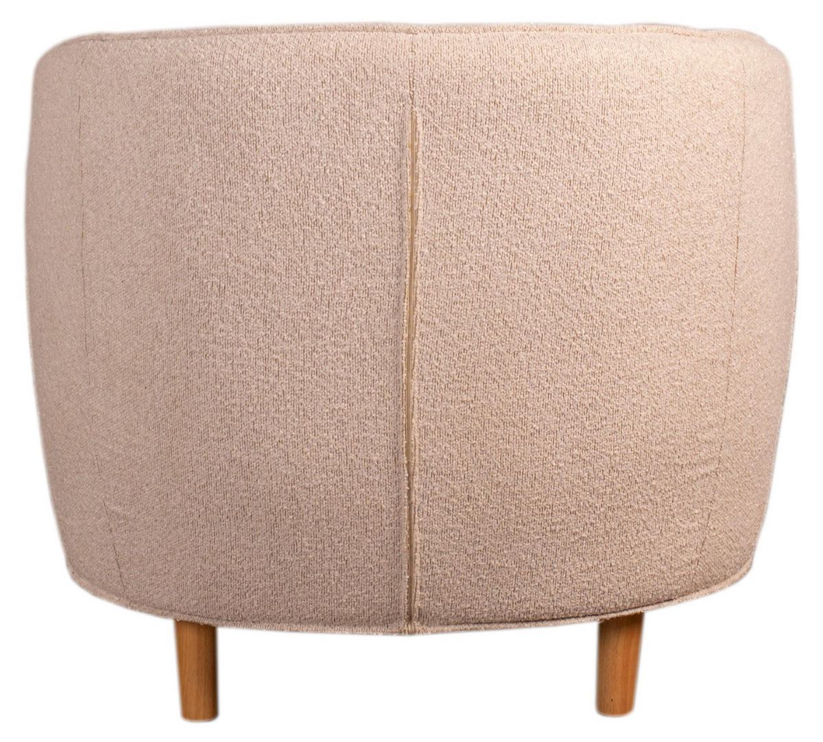 LOUNGESESSEL Alezio - beige - Beige/Braun, Holz/Textil (85/78/86cm) - bene living
