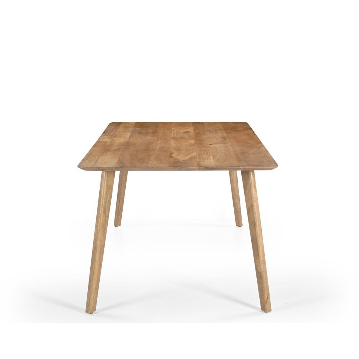 ESSTISCH aus Mangoholz 160cm, natürlich - Hellbraun, Holz (160/90/76cm) - Giga Meubel