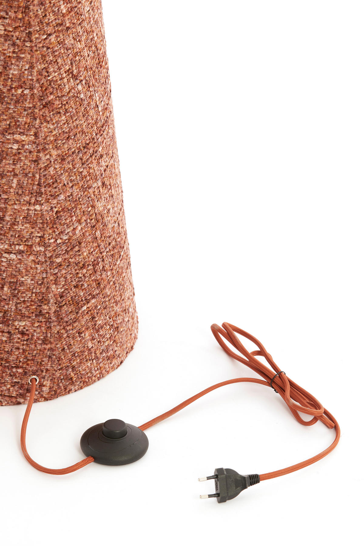 STEHLAMPE Micky Rot 38/38/180 cm - Rot, Textil (38/38/180cm) - Light & Living