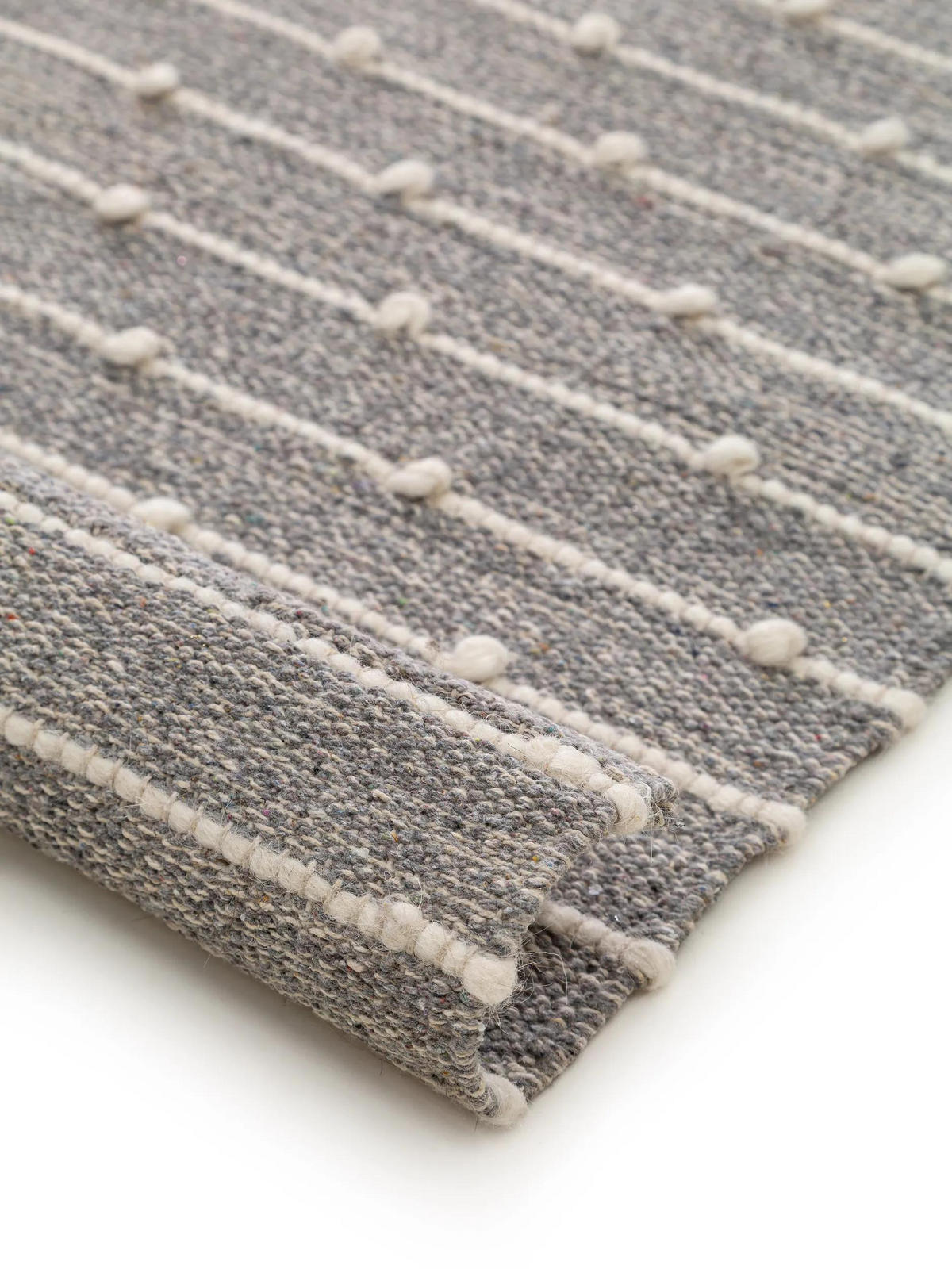 LÄUFER Lupo Grau 70x200 cm - Grau, Naturmaterialien/Textil (70/200cm) - Lytte