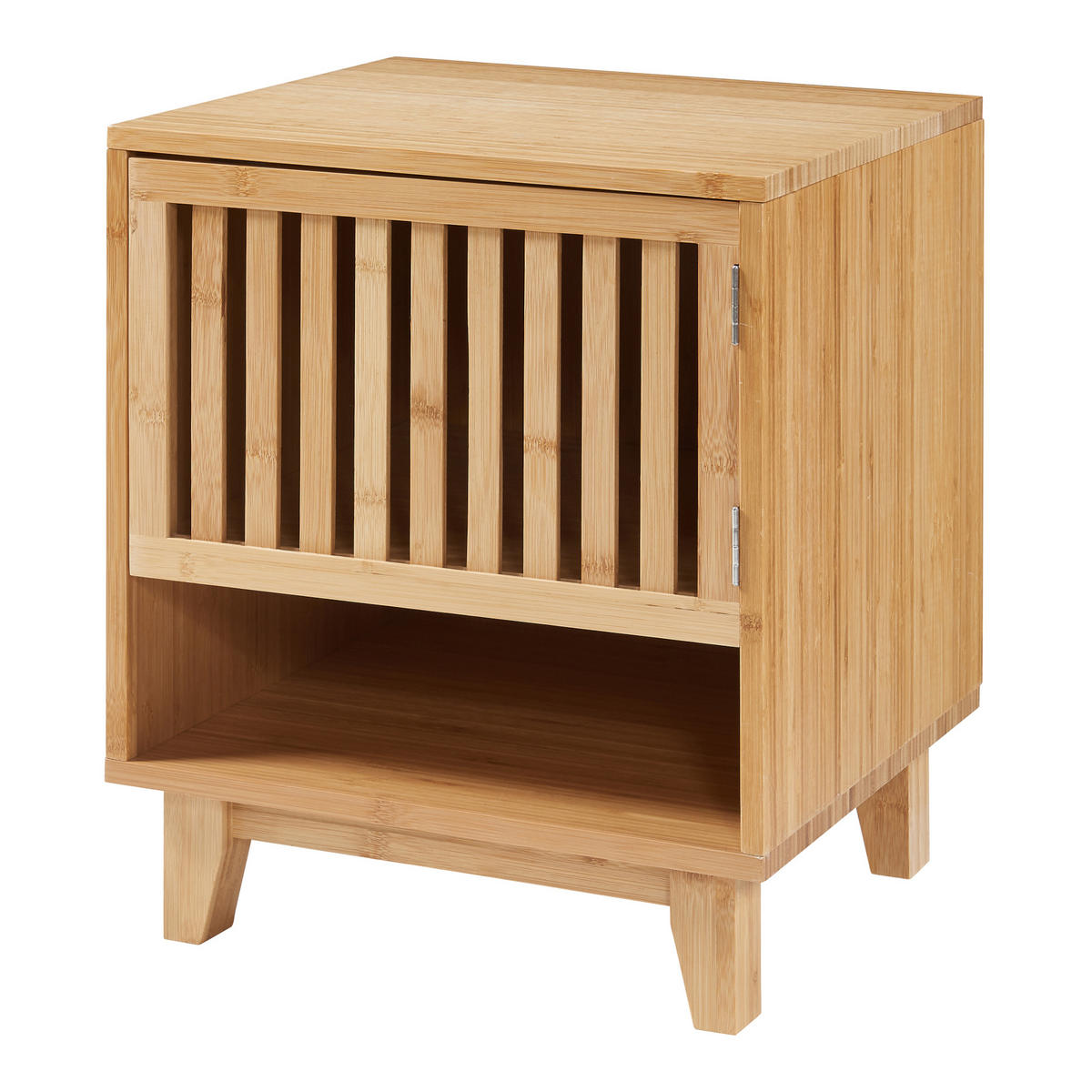 NACHTTISCH Ypäjä - Naturfarben, Naturmaterialien (42/50/39cm) - [en.casa]