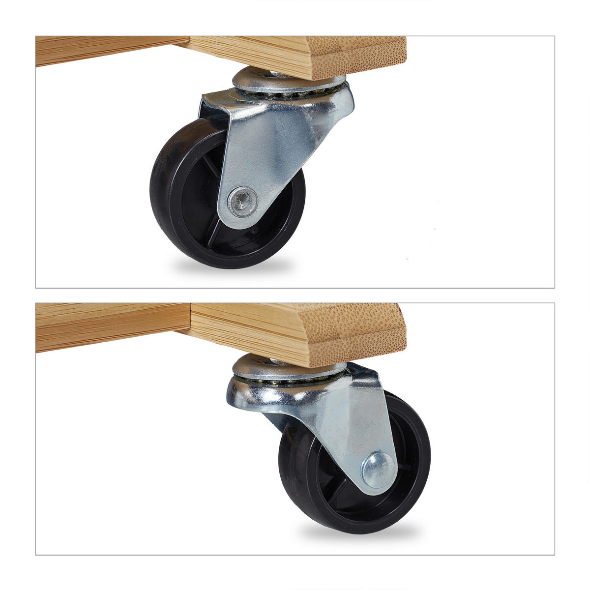 KOMORNÍK - světle hnědá, dřevo (47/107/37cm) - Relaxdays