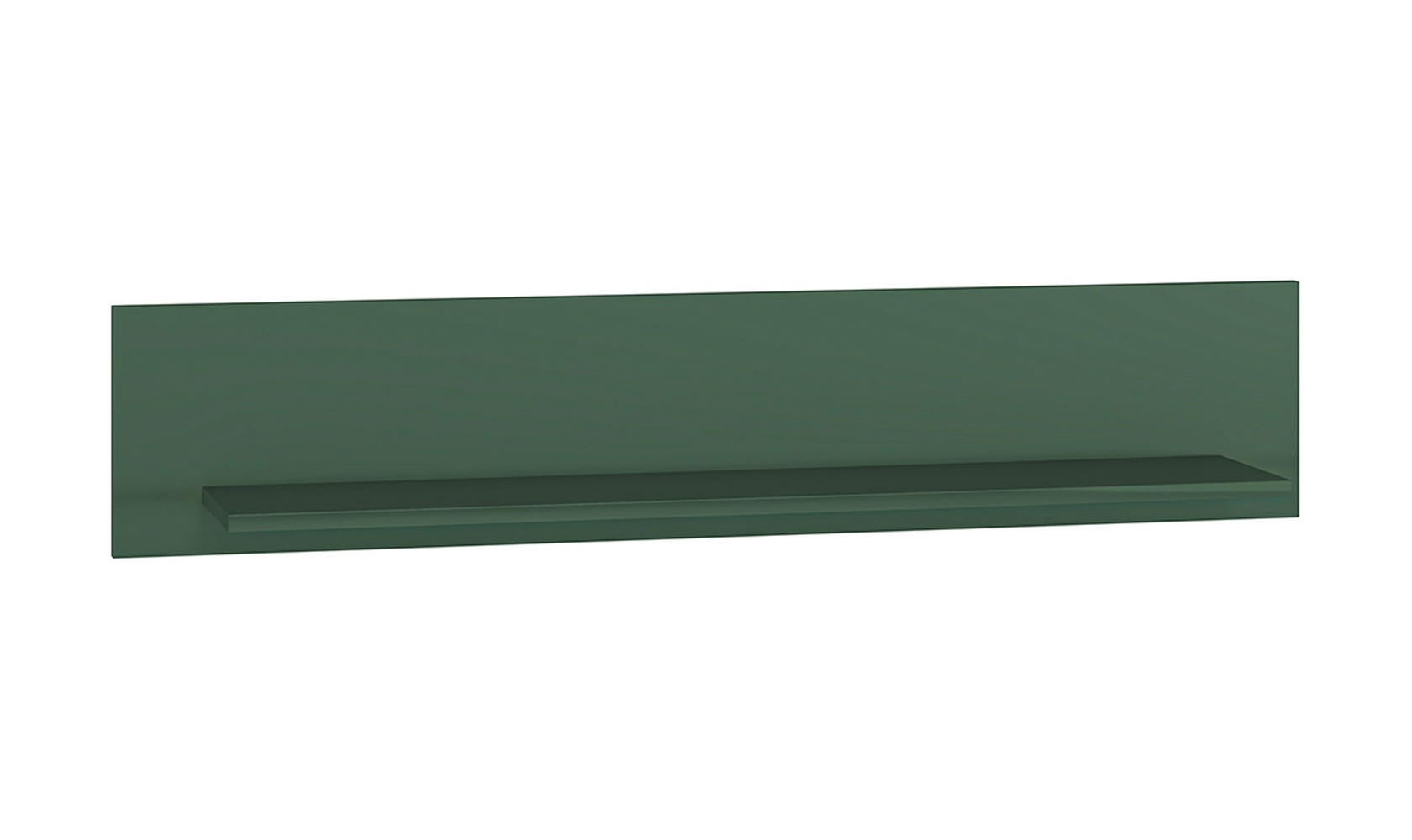 WANDBOARD Forest dunkelgrün 120 / 22 / 23cm - Grün, Holz/Holzwerkstoff (120/23/22cm) - Feldmann-Wohnen