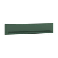 WANDBOARD Forest dunkelgrün 120 / 22 / 23cm - Grün, Holz/Holzwerkstoff (120/23/22cm) - Feldmann-Wohnen
