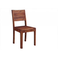 STUHL Sheesham 45x47x90 walnuss geölt BROOKLYN #06 - Dunkelbraun, Holzwerkstoff (45/90/47cm)